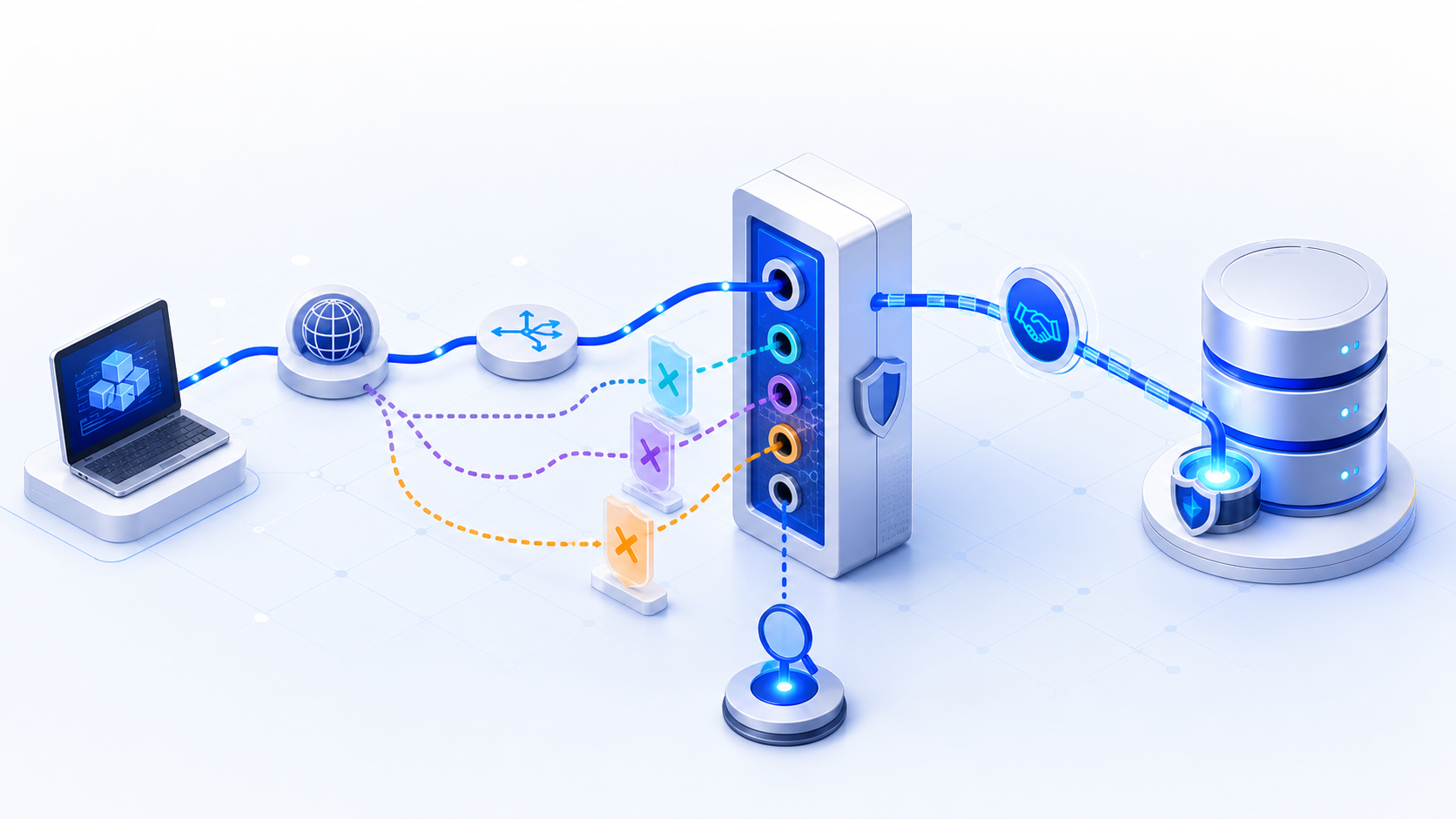 A database port numbers reference maps common database engines to conventional TCP and UDP listener ports with verification cautions