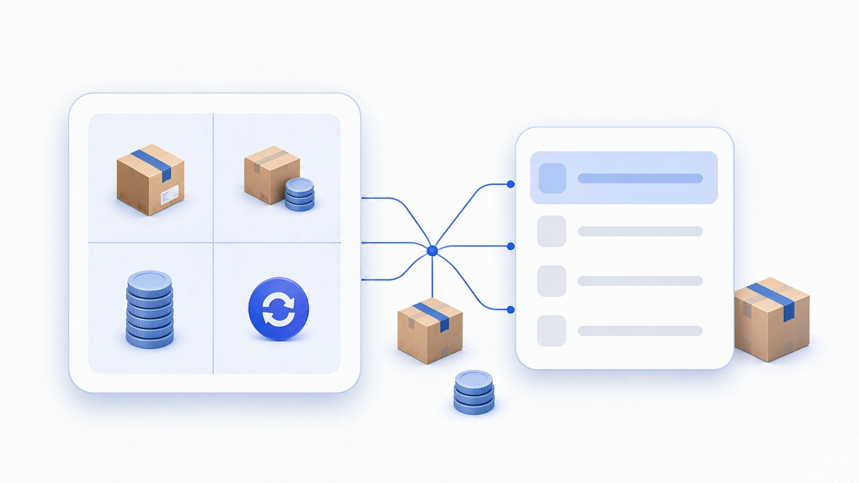 Four-cell ecommerce return portfolio matrix connected to a profit bridge and prioritized product action list